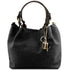 TL KeyLuck - Woven printed leather shopping bag